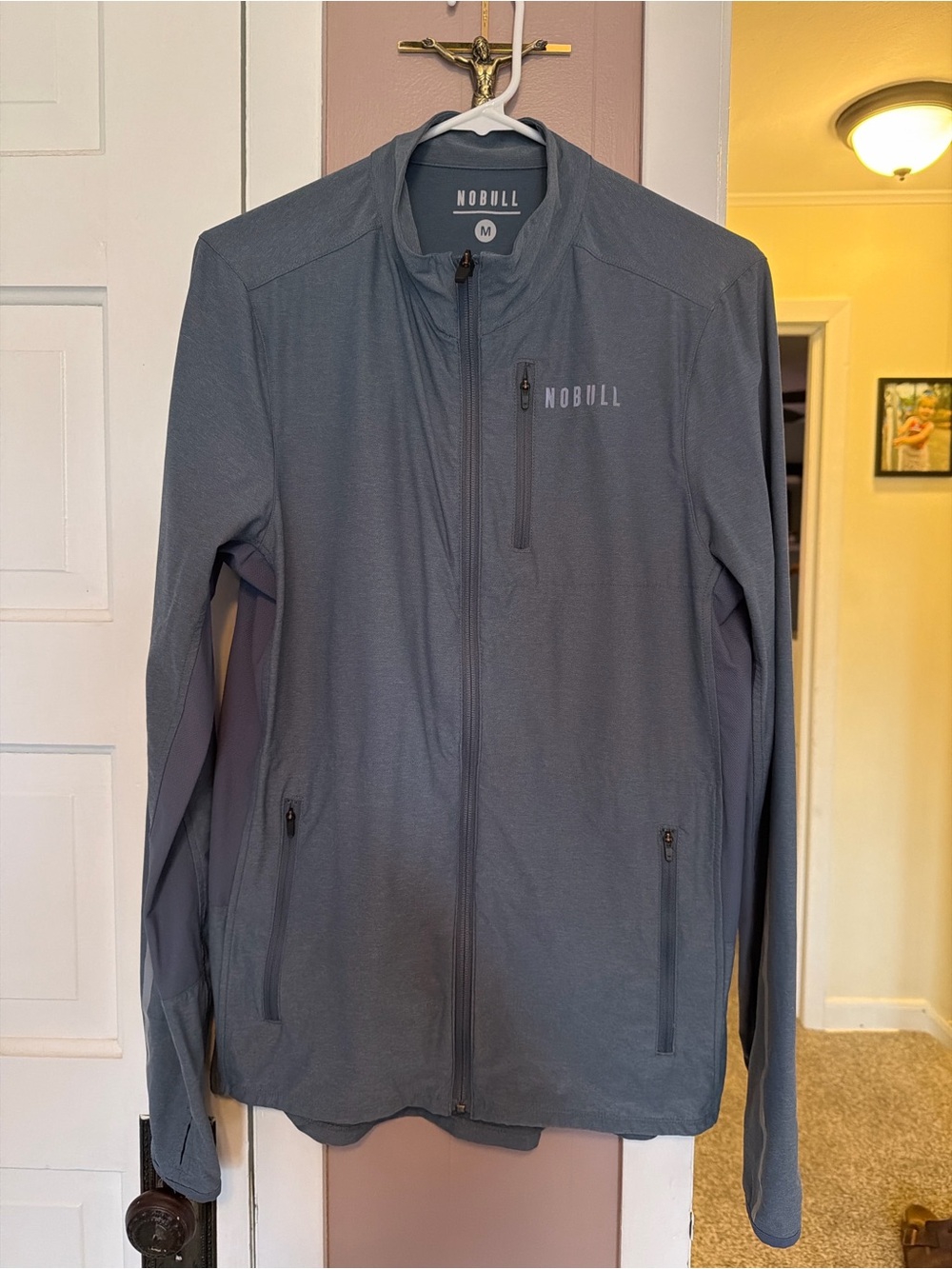 NOBULL Men's Lightweight Full-Zip Jacket in Slate